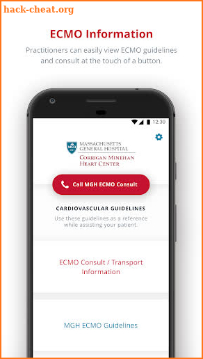 Mass General Hospital ECMO Support screenshot
