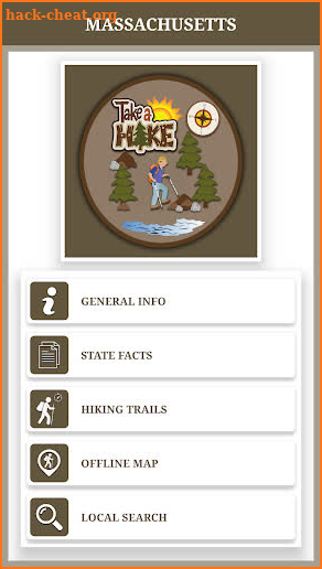 Massachusetts Hiking Trails screenshot
