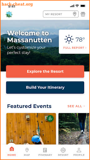 Massanutten Resort App screenshot