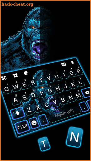 Massive Gorilla Keyboard Background screenshot