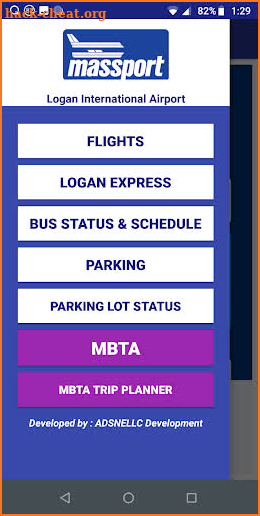 MASSport Logan Airport screenshot