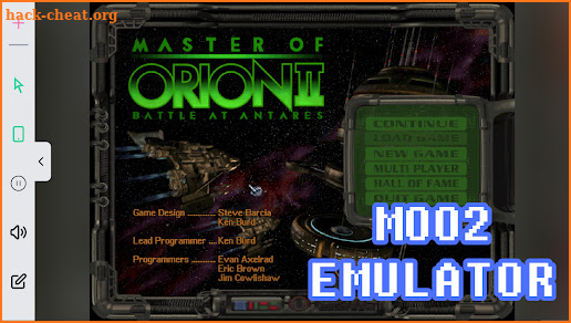 Master of Orion 2 (DOS Player) screenshot