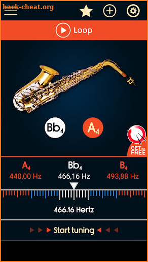 Master Saxophone Tuner screenshot