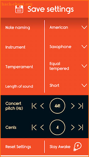 Master Saxophone Tuner screenshot