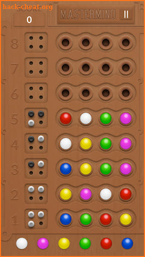 Mastermind Board Game screenshot