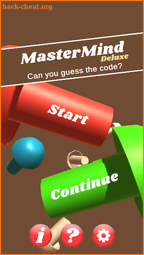 Mastermind deluxe - Classic Code Breaker screenshot