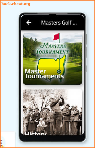 Masters Golf Tournament screenshot
