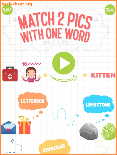 Match 2 Pics With 1 Word - Word Guessing Games screenshot