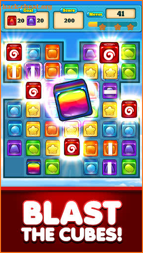 Match 3 Candy Cubes Puzzle Blast Games Free New screenshot