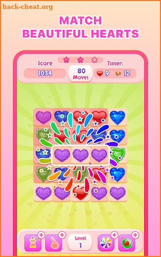 Match 3 Hearts - Romantic Puzzle Matching Game screenshot