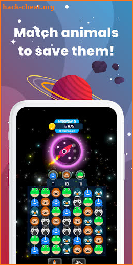 Match 3 Space Safari - Free Match 3 Game screenshot