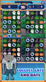 Match 3 - Spooky Hotel Pro screenshot