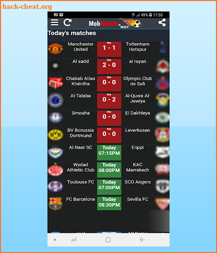 Match App live 2018 screenshot