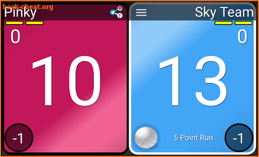 Match Point Scoreboard Pro for Volleyball PingPong screenshot
