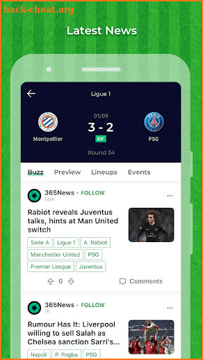 Match365 screenshot