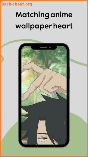 Matching anime wallpaper heart screenshot