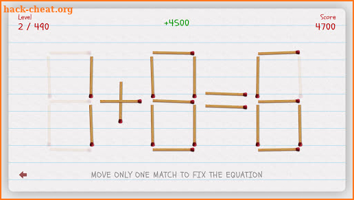 Matchmatics - The Matchstick Math Kids Puzzle Game screenshot