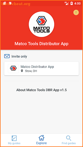 Matco Tools Distributor App screenshot