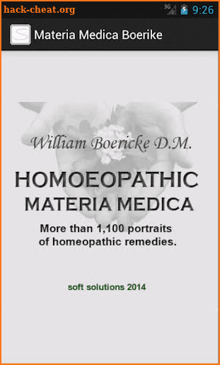 Materia Medica W.Boericke screenshot