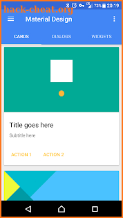 Material Design Demo screenshot