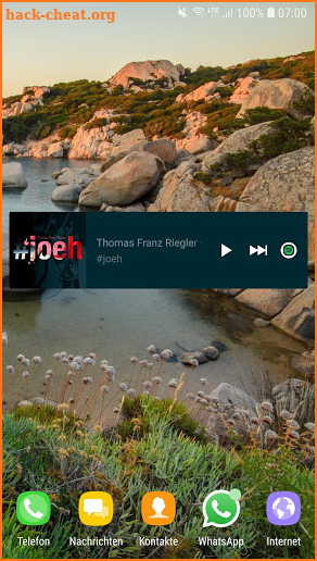 Material Music Widget screenshot