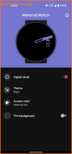 Material Watch for Wear OS screenshot