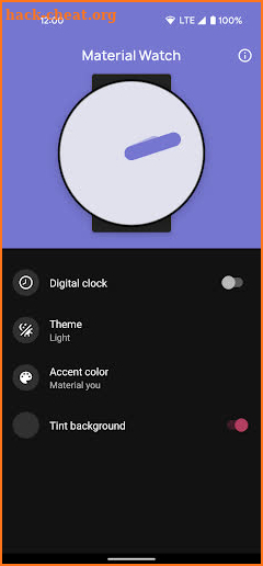 Material Watch for Wear OS screenshot