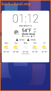 MateriaL Weather Icon set for Chronus screenshot