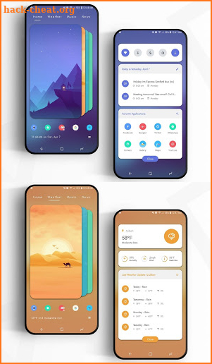 MaterializedHome for KLWP screenshot