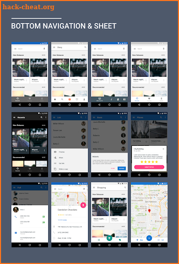 MaterialX - Android Material Design UI screenshot