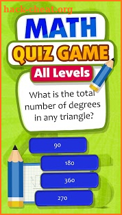 Math All Levels Quiz Game screenshot