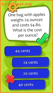Math All Levels Quiz Game screenshot