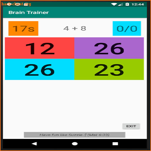 Math Brain Trainer screenshot