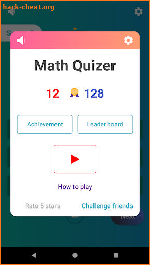 Math exercises - Brain Quizzes & Math Puzzles game screenshot