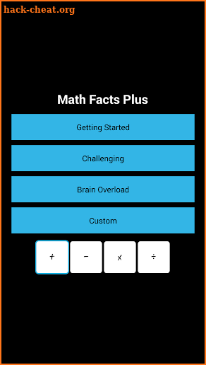 Math Facts Plus - Free screenshot