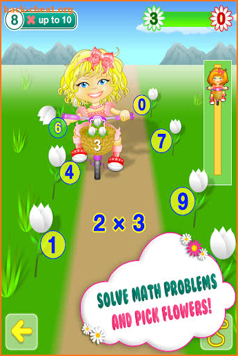 Math. Flowers for mom screenshot