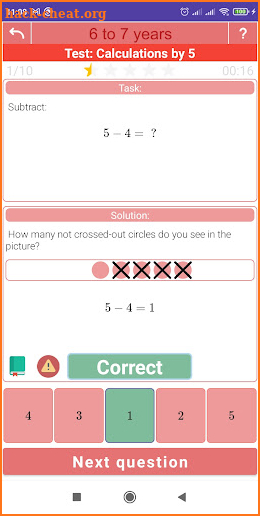 Math for 6 to 11 years old screenshot