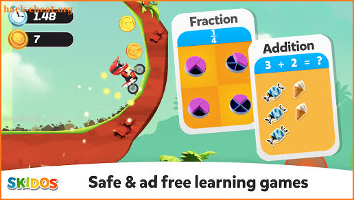 Math Game for Kids: Bike Racing for Boys & Girls screenshot