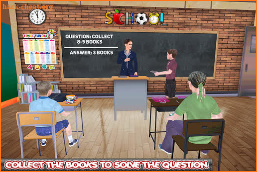 Math Game Kids Education And Learning In School screenshot