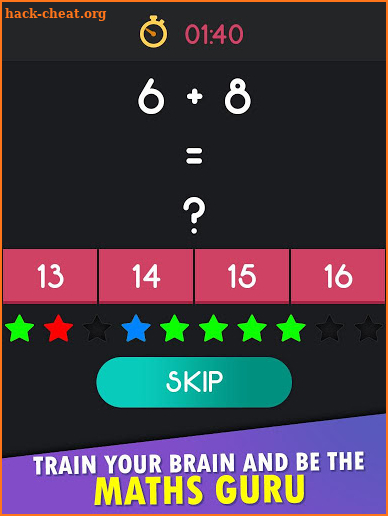 Math Guru: 2 Player Math Game screenshot