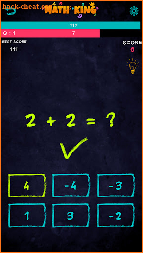 MATH KING - Fun game to improve your Math skills screenshot