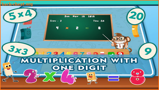 Math Multiplication Quiz Kids 4th Grade Games screenshot