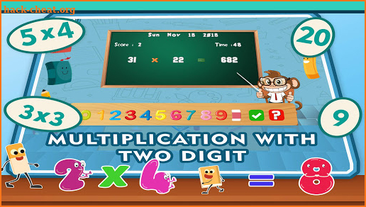 Math Multiplication Quiz Kids 4th Grade Games screenshot