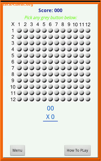 Math Multiplication Table Game screenshot