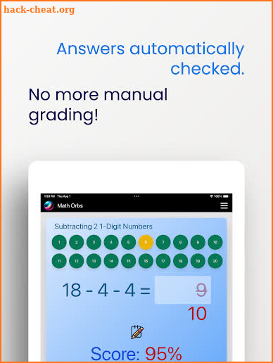 Math Orbs screenshot