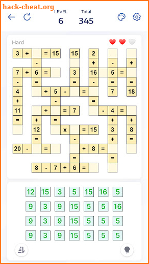 Math Puzzle Games - Crossmath screenshot