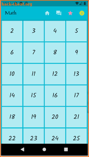 Math Quick Tables! screenshot