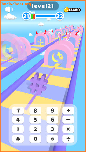 Math Race 3D screenshot