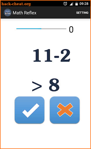 Math Reflex screenshot