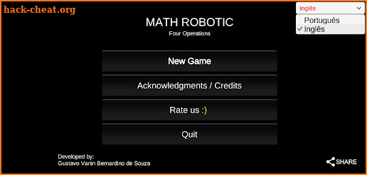 MATH ROBOTIC - Four Operations screenshot